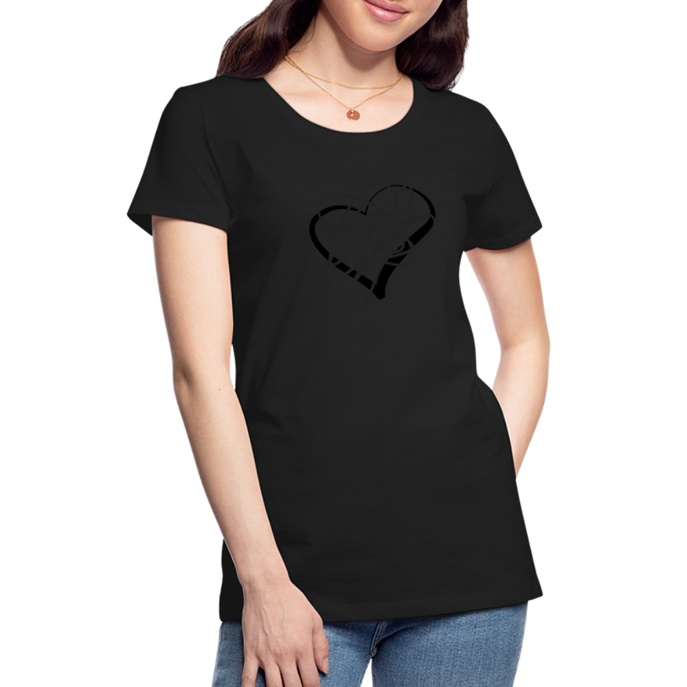 Black Heart Sigil Women's Premium T - black