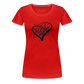 Black Heart Sigil Women's Premium T - red