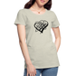 Black Heart Sigil Women's Premium T - heather oatmeal