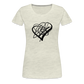 Black Heart Sigil Women's Premium T - heather oatmeal