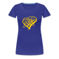 Gold Heart Sigil Women's Premium T - royal blue