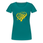 Gold Heart Sigil Women's Premium T - teal