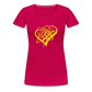 Gold Heart Sigil Women's Premium T - dark pink