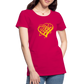 Gold Heart Sigil Women's Premium T - dark pink