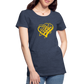 Gold Heart Sigil Women's Premium T - heather blue