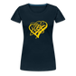 Gold Heart Sigil Women's Premium T - deep navy