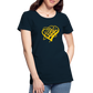 Gold Heart Sigil Women's Premium T - deep navy