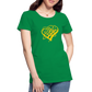 Gold Heart Sigil Women's Premium T - kelly green