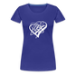 White Heart Sigil Women's Premium T - royal blue