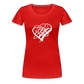 White Heart Sigil Women's Premium T - red