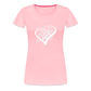 White Heart Sigil Women's Premium T - pink