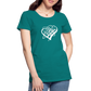 White Heart Sigil Women's Premium T - teal