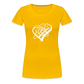 White Heart Sigil Women's Premium T - sun yellow