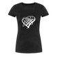 White Heart Sigil Women's Premium T - charcoal grey