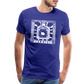 Guadalajara White Ink Men's Premium T - royal blue