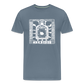 Guadalajara White Ink Men's Premium T - steel blue