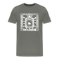 Guadalajara White Ink Men's Premium T - asphalt gray