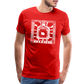 Guadalajara White Ink Men's Premium T - red