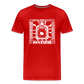 Guadalajara White Ink Men's Premium T - red