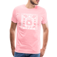 Guadalajara White Ink Men's Premium T - pink