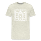 Guadalajara White Ink Men's Premium T - heather oatmeal