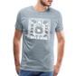 Guadalajara White Ink Men's Premium T - heather ice blue