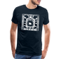 Guadalajara White Ink Men's Premium T - deep navy