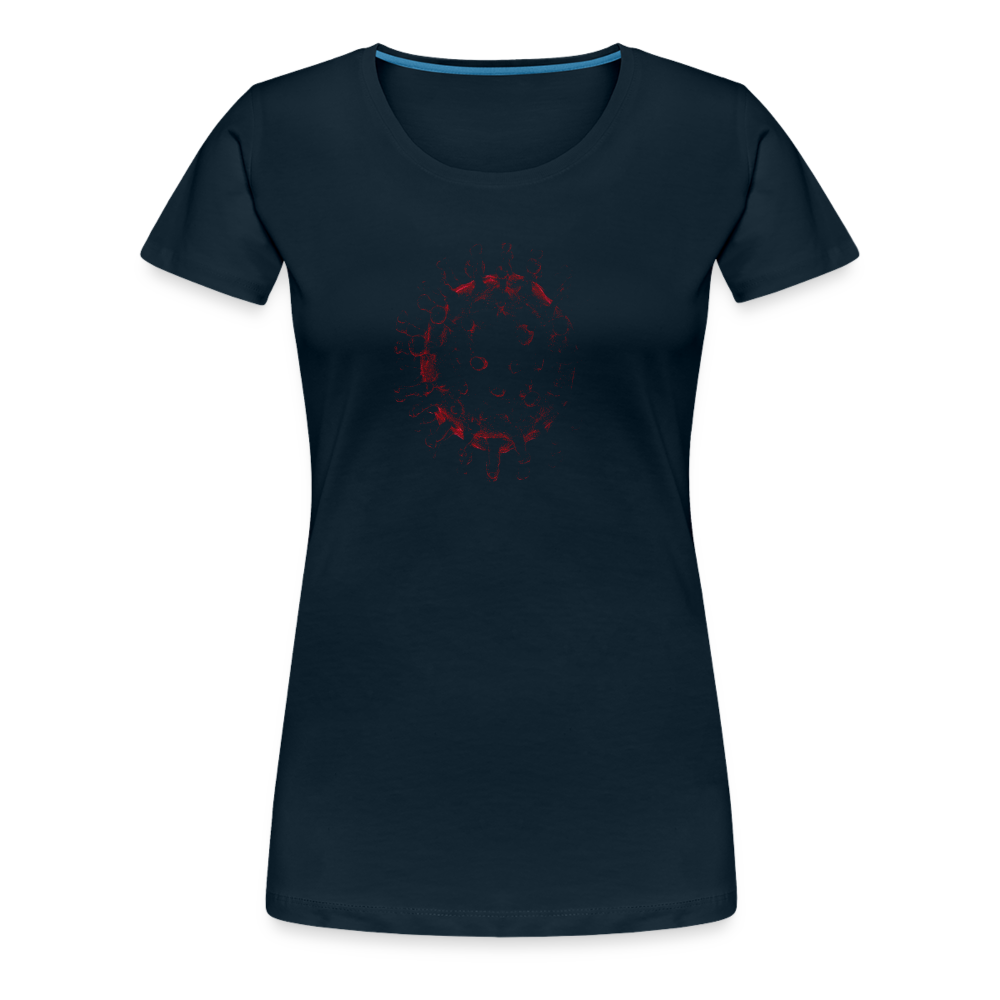 Contagious Women’s Premium T - deep navy