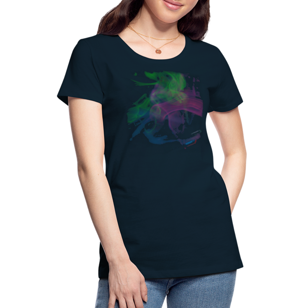 Smoke Two Women’s Premium T - deep navy