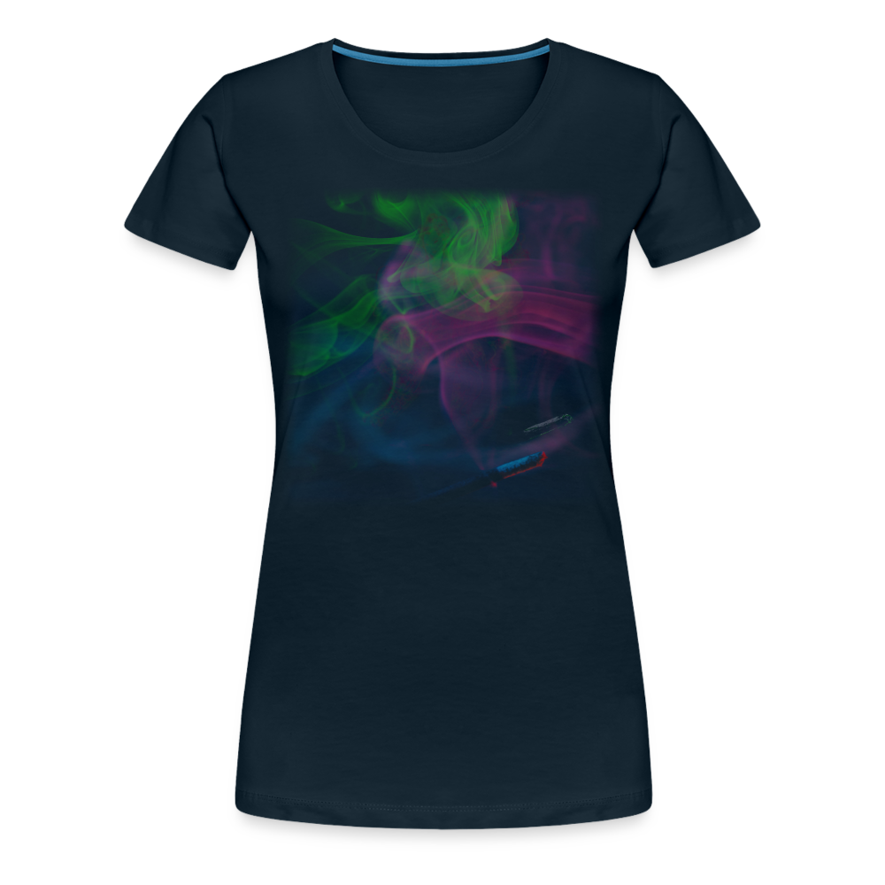 Smoke Two Women’s Premium T - deep navy