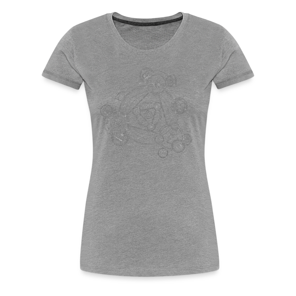 The Alchemist's Grimoire Women’s Premium T - heather gray