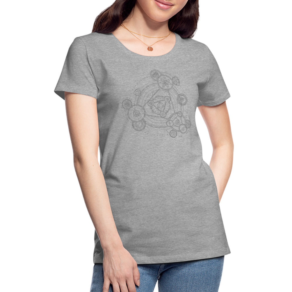 The Alchemist's Grimoire Women’s Premium T - heather gray