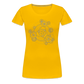 The Alchemist's Grimoire Women’s Premium T - sun yellow