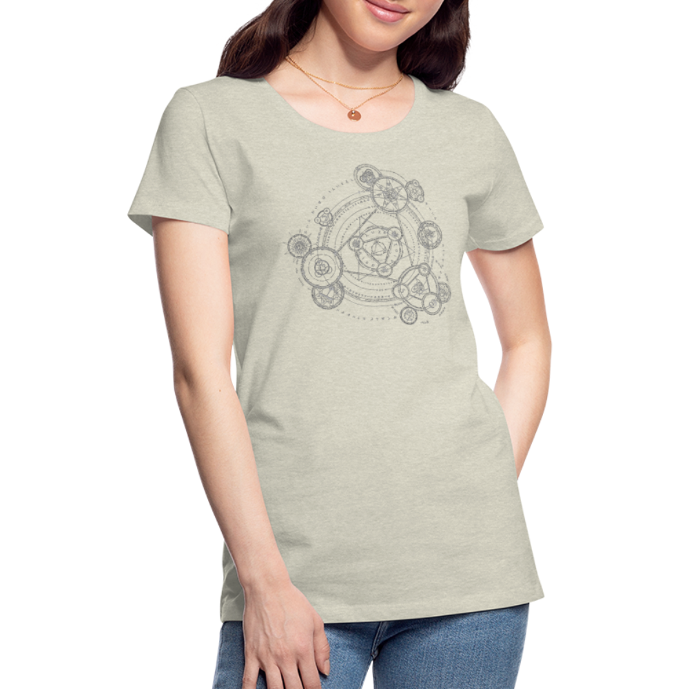 The Alchemist's Grimoire Women’s Premium T - heather oatmeal