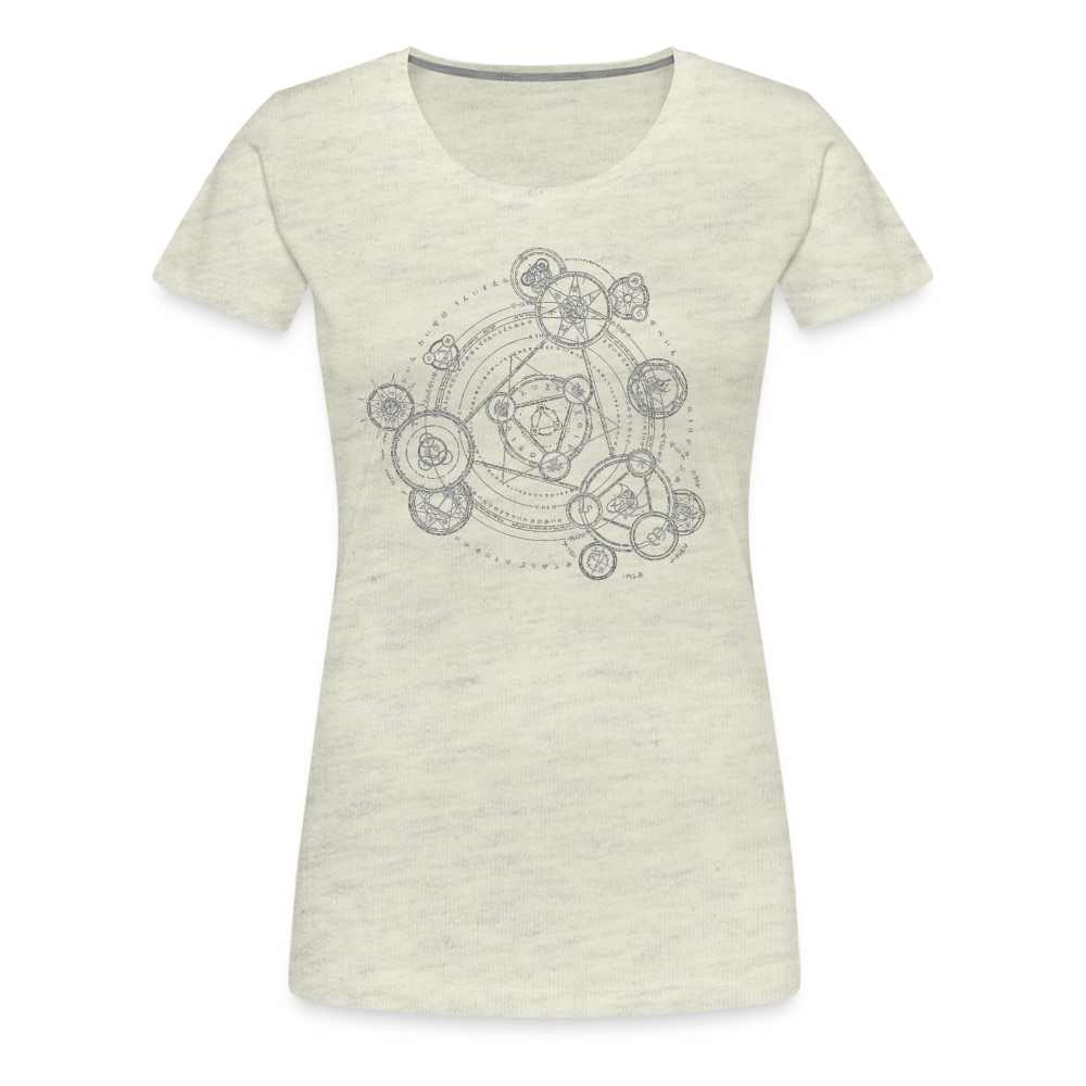 The Alchemist's Grimoire Women’s Premium T - heather oatmeal