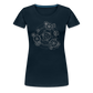 The Alchemist's Grimoire Women’s Premium T - deep navy