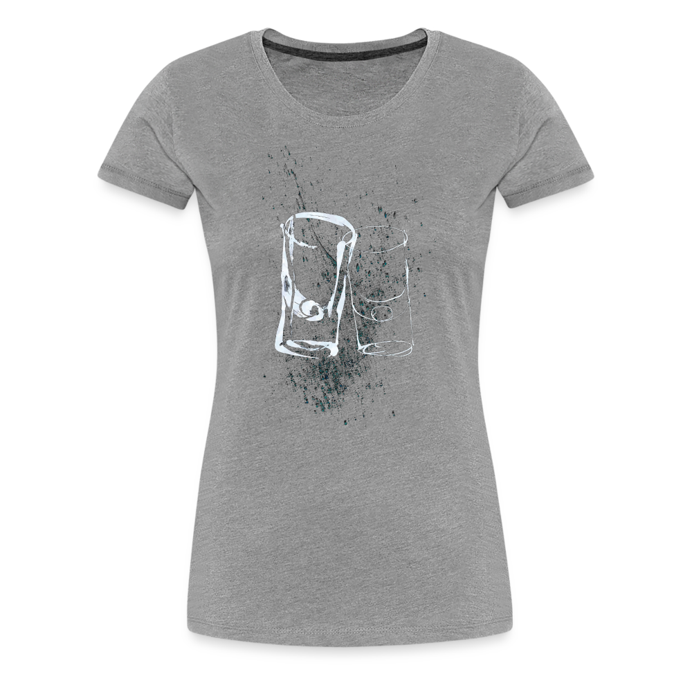 Dos Tequilas Women’s Premium T - heather gray