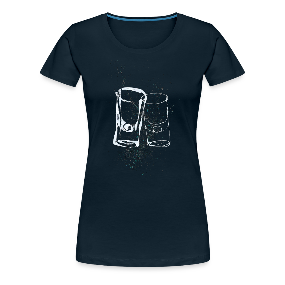 Dos Tequilas Women’s Premium T - deep navy