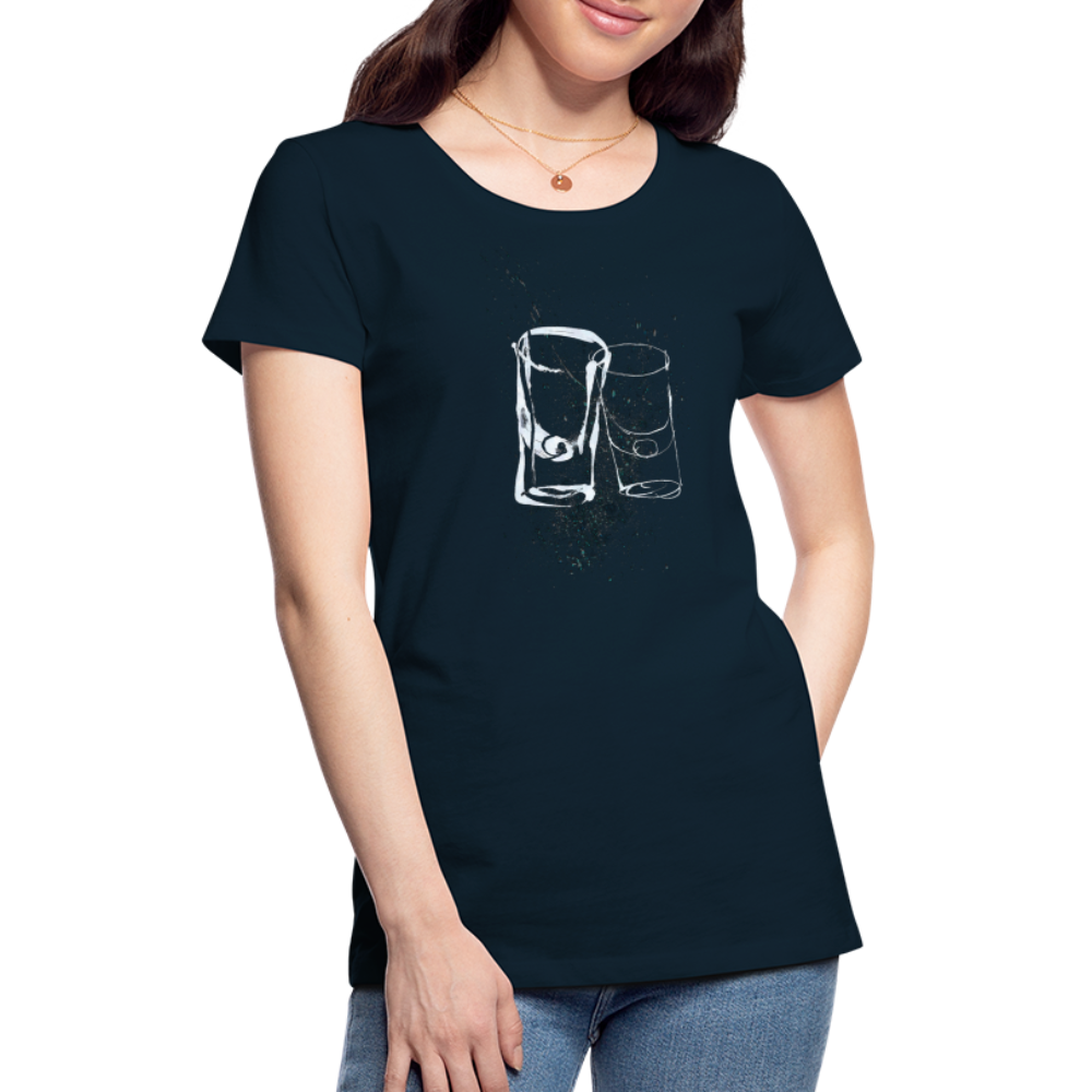 Dos Tequilas Women’s Premium T - deep navy