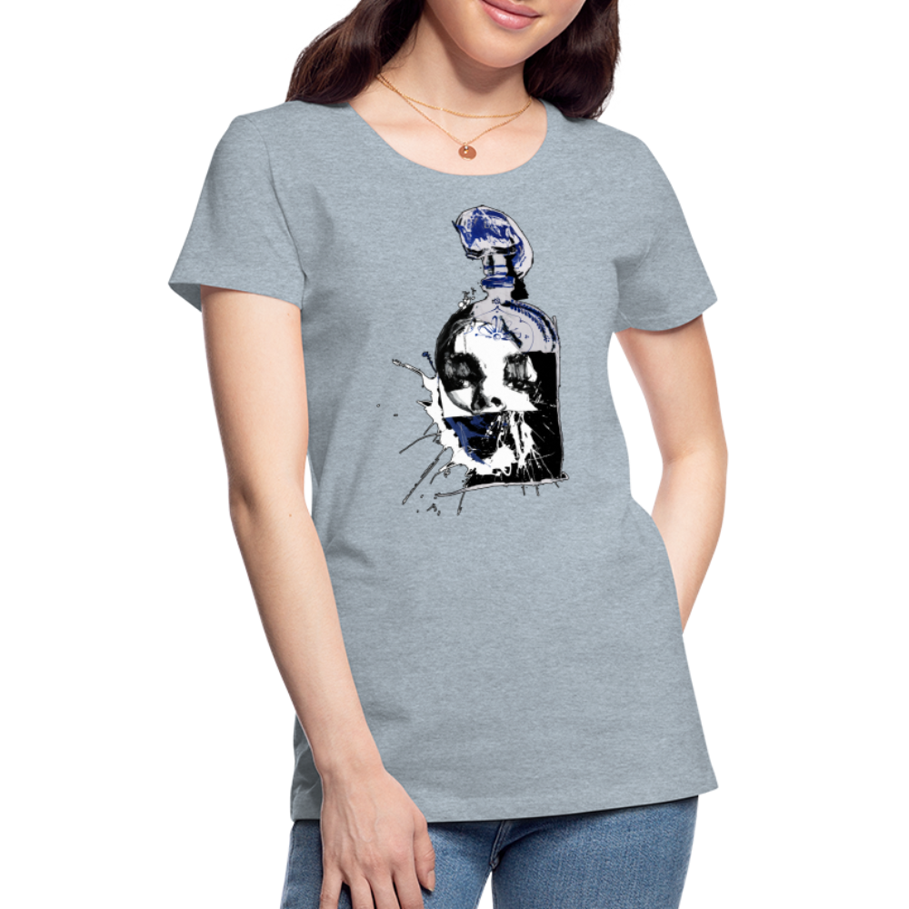 Qué Bonito Es Un Entierro Women’s Premium T - heather ice blue