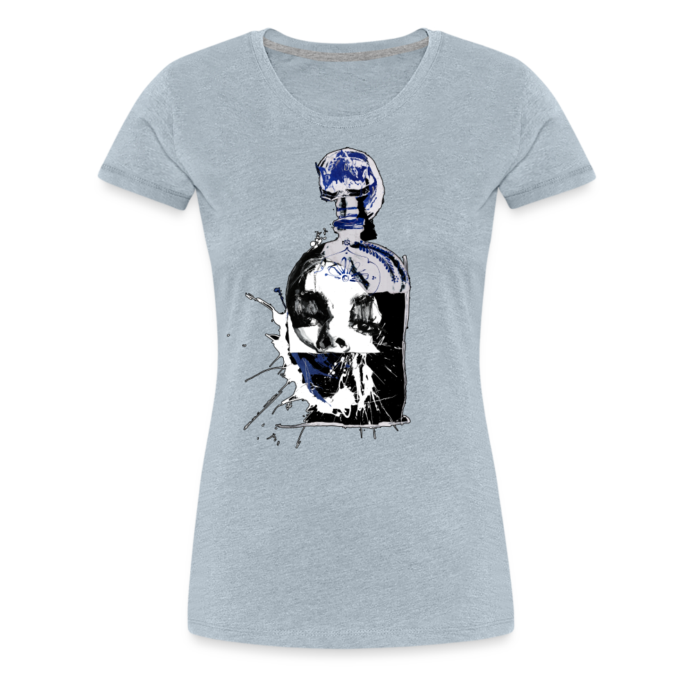 Qué Bonito Es Un Entierro Women’s Premium T - heather ice blue