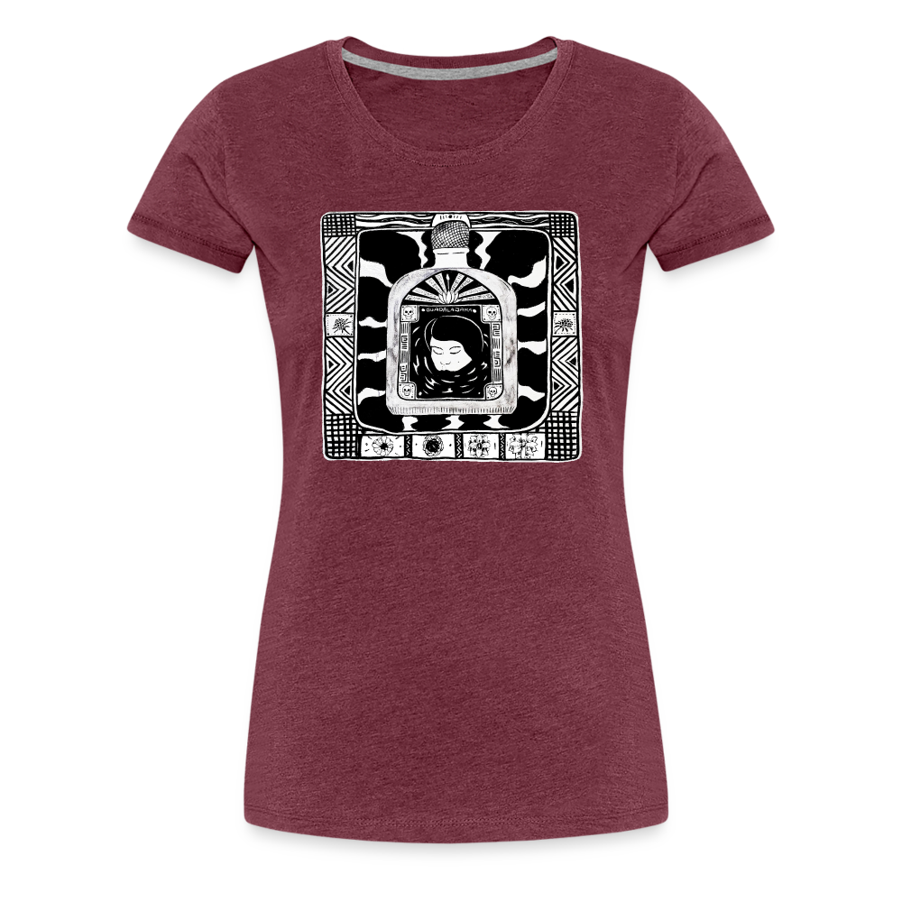 Guadalajara Women’s Premium T - heather burgundy