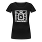 Guadalajara White Ink Women’s Premium T - black