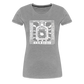 Guadalajara White Ink Women’s Premium T - heather gray