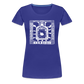 Guadalajara White Ink Women’s Premium T - royal blue