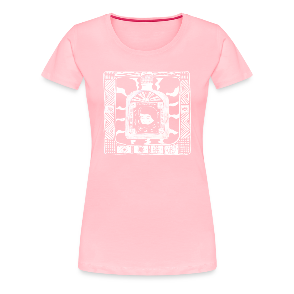 Guadalajara White Ink Women’s Premium T - pink