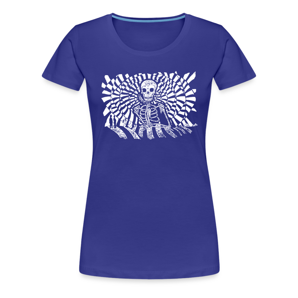 S.T.R.I.V.E. White Ink Women’s Premium T - royal blue