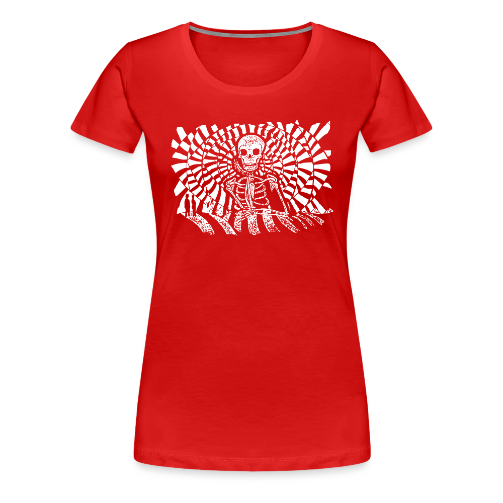 S.T.R.I.V.E. White Ink Women’s Premium T - red