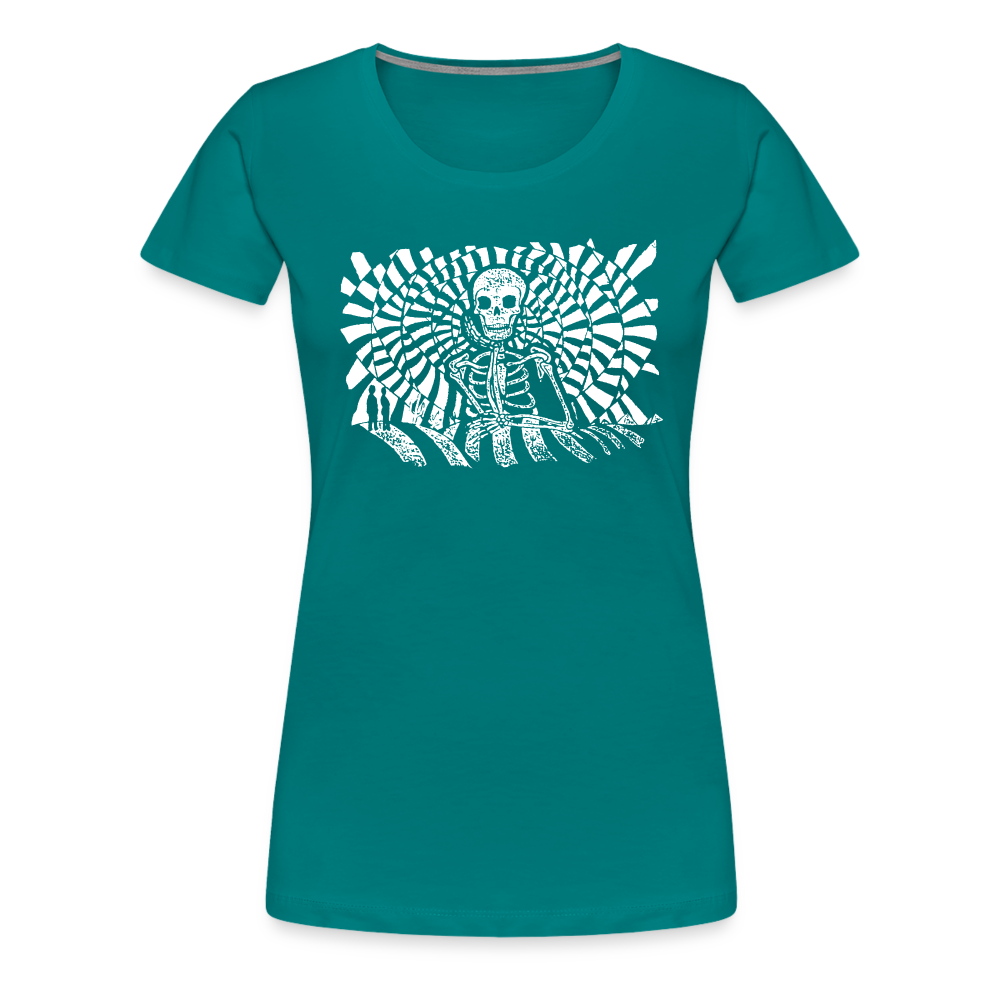 S.T.R.I.V.E. White Ink Women’s Premium T - teal