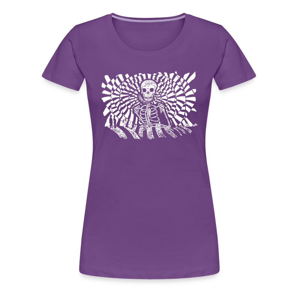 S.T.R.I.V.E. White Ink Women’s Premium T - purple